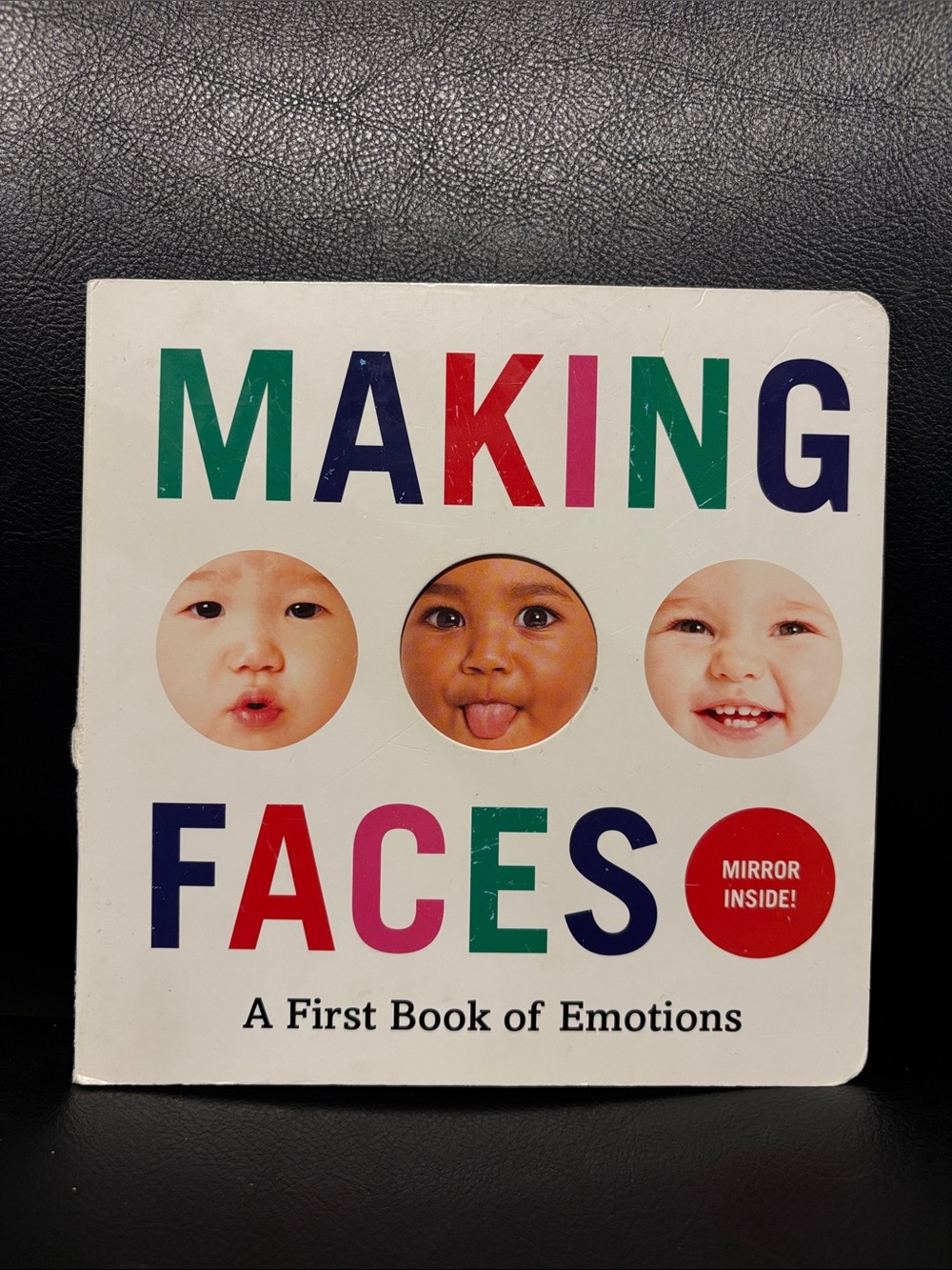 5/$25 Making Faces Board Book with Mirror